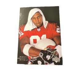 2003 Upper Deck Anquan Boldin Rookie Premieres #RP-22 Card. rookie card picture