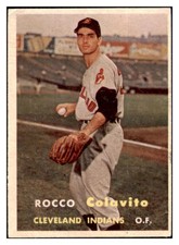 1957 TOPPS #212 ROCKY COLAVITO INDIANS VG SET BREAK 504904 (KYCARDS)