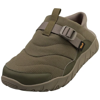 Scarpe slip on uomo Teva Reember Camp colore oliva