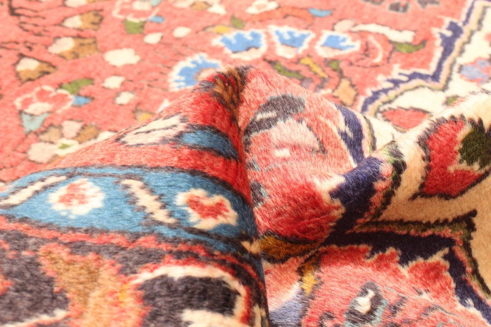 Alfombra tradicional vintage anudada a mano alfombra de lana oriental de 3'5" x 5'2" Foto 3 de 4