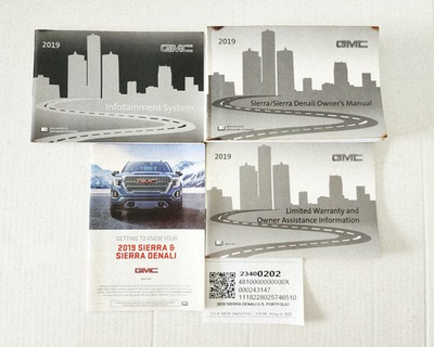 #ad 2019 GMC Sierra Sierra Denali Owner#x27;s Manual 1500 2500 3500 Complete Set OEM $55.98