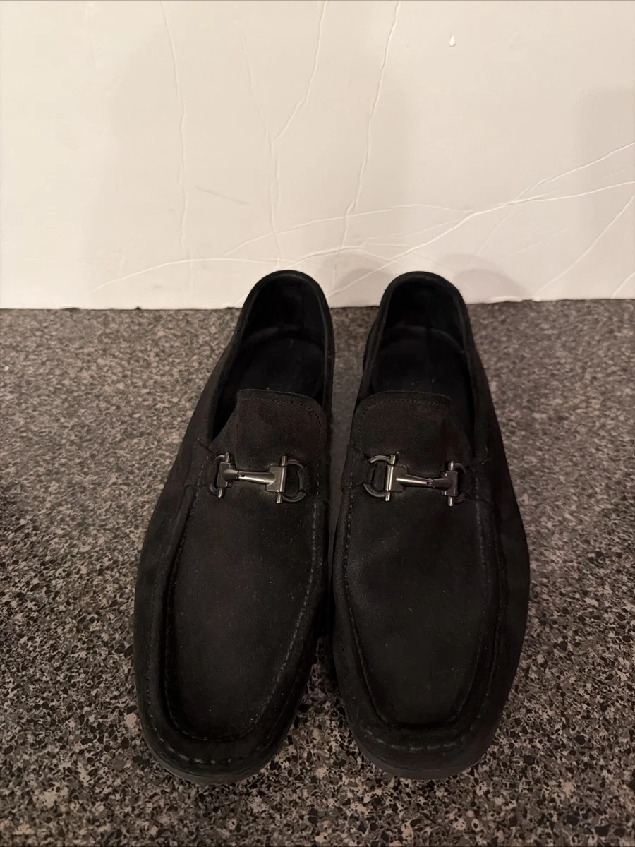 Salvatore Ferragamo Suede Loafer Classic Dress Shoe Black Mens Size 12 EE Wide Salvatore Ferragamo | Shoes | Salvatore Ferragamo Suede  main image 2