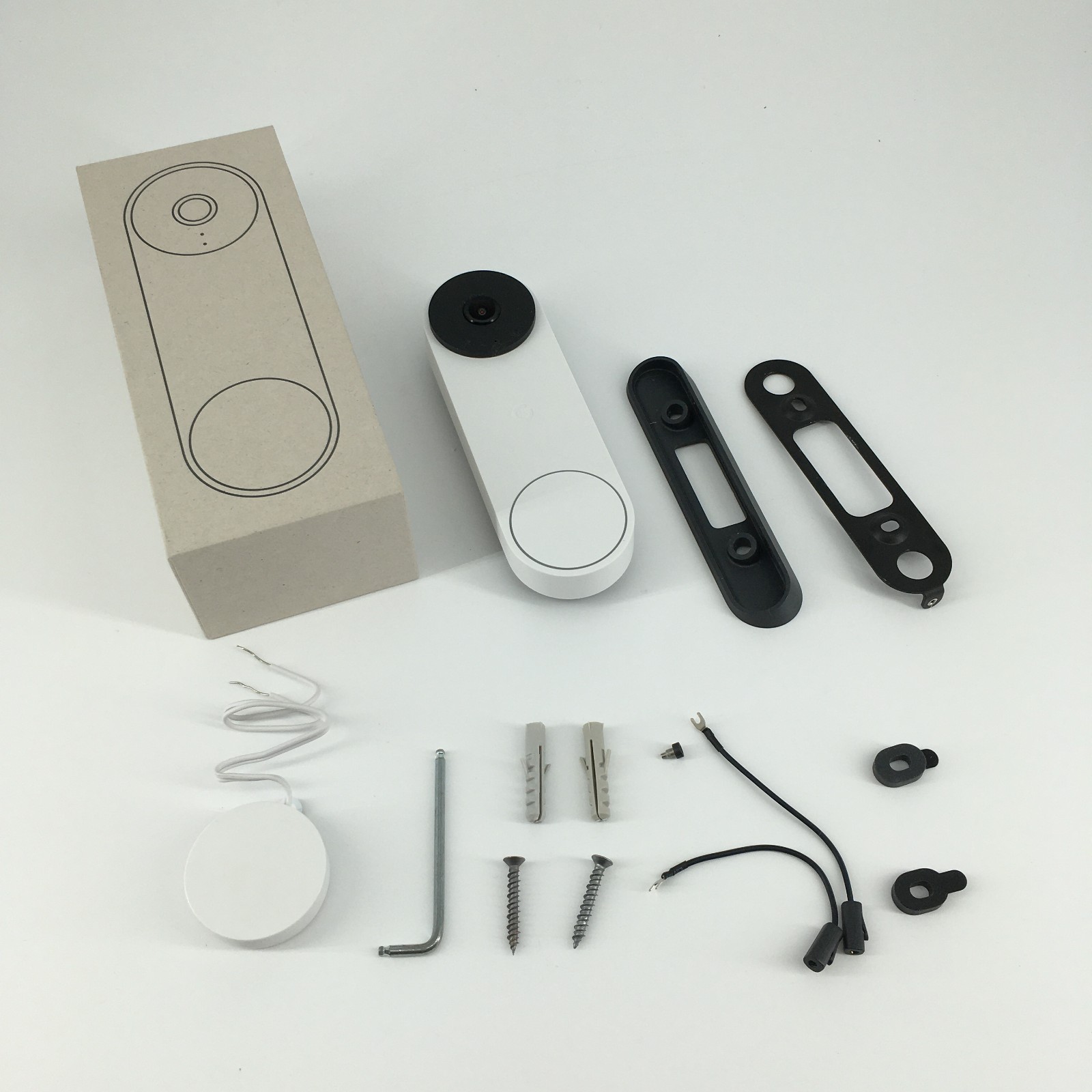 Google Nest Doorbell (Wired, 3rd Gen) - 2025 Model - Snow