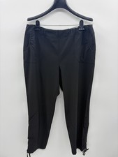 Chicos Womens Size 2 Large/12 Pull On Woven Crop Pants with Cinch Leg Opening