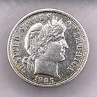 1905 Barber Silver Dime - High Grade Coin