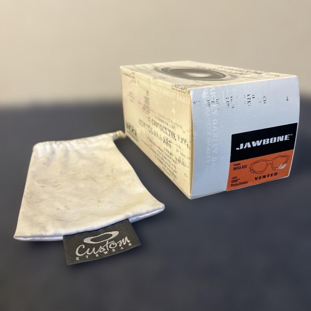 Oakley Jawbone White Sunglasses with VR50 Photochromic Lenses Rare