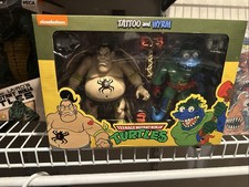 NECA Teenage Mutant Ninja Turtles TMNT Haulathon Tattoo and Wyrm 2-Pack