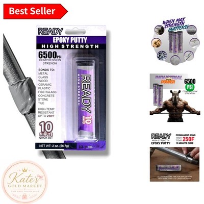 2oz Epoxy Putty - High Strength, Quick Set, Ideal for Wood, Metal & Glass