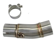 Motorcycle Exhaust Mid Pipe Adapter for Kawasaki Ninja Z400 Z500 2018-2024