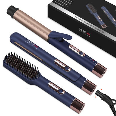 Hair Straightener And Curler Parwin Pro Beauty 1 Flat Iron 1.25 Curling Iron