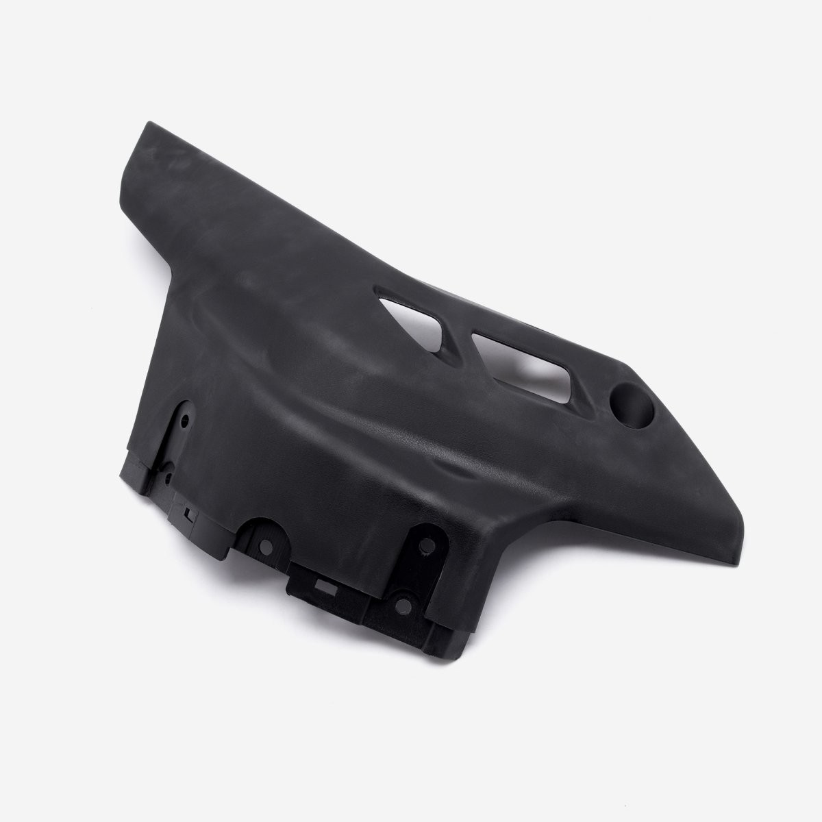 Right Belly Panel for LX500-J-E5, LX500-K-E5 Fairing Painted Plastic Black BODY