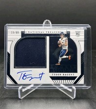 2023 Panini National Treasures Tyson Bagent RC Rookie Patch Auto RPA 19/99