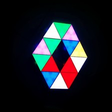 RGB LED Triangle Wall Lights Modular Smart Decorative Panels for Bedroom Gaming