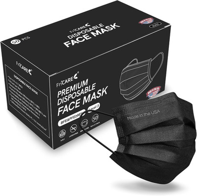 Made in USA Disposable Face Masks, 4-Ply ASTM Level 3 Medical Grade