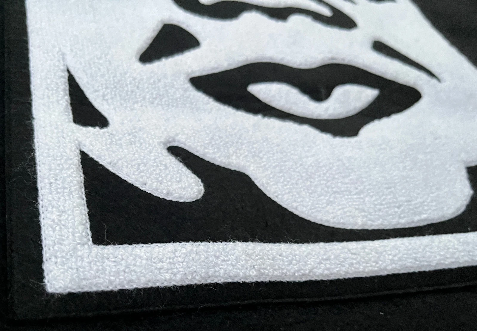 OBEY Shepard Fairey AUTHENTIC 2024 PREMIUM LEAGUE ICON VARSITY BOMBER JACKET NWT - product detail image 7