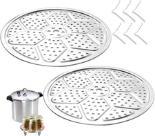 11-Inch Pressure Cooker Canner Rack (2-Pack) with Detachable Legs, Stainless Ste
