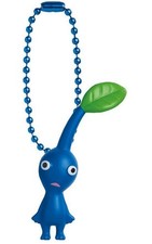 Pikmin Blue Pikmin Mascot Ball-Chain Keychain Bandai Food Toy Pre-owned