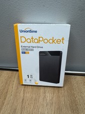 UnionSine Data Pocket External Hard Drive 1 TB Black Portable HD2510
