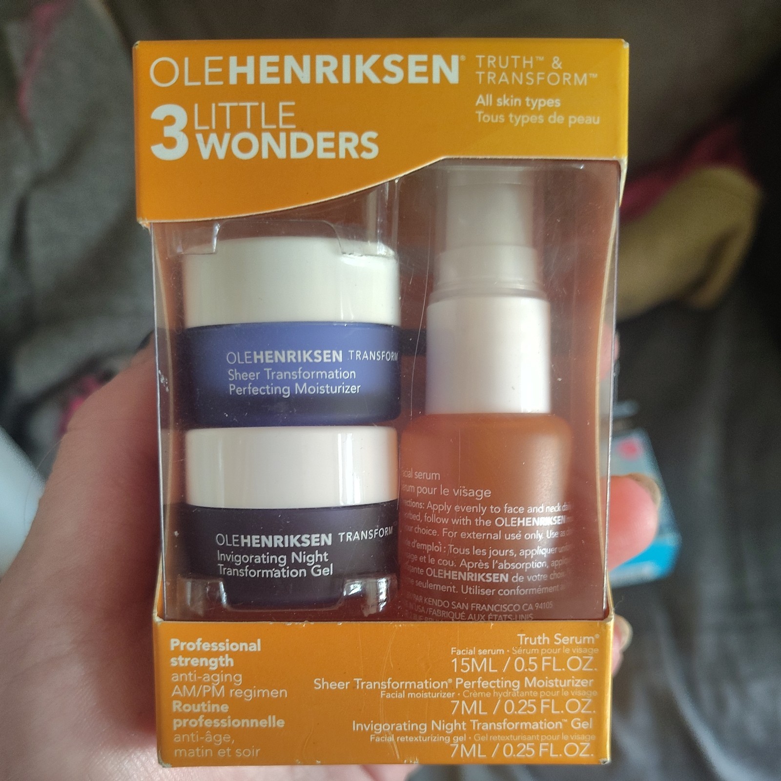 OLE HENRIKSEN 3 Little Wonders Mini Collection New in Box *a