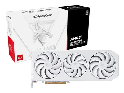 PowerColor Hellhound Spectral Radeon RX 9070 XT 16GB GDDR6 Graphics Card - White - image 1 of 4