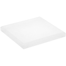 Plymor Frosted Acrylic Square Beveled Display Base, 4" W x 4" D x 0.5" H
