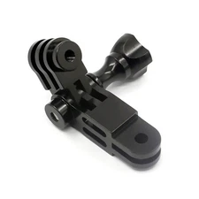 Black 3 Way Adjustable Extension Pivot Arm Adapter Replace Part Fits For Gopro