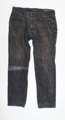 Crafted Evolution. Jogginghose Herren grün Baumwolle Größe 32 in L29 in