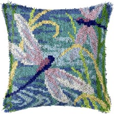 LAPATAIN Latch Hook Kits for DIY Throw Pillow 16.5 x inches, Style C