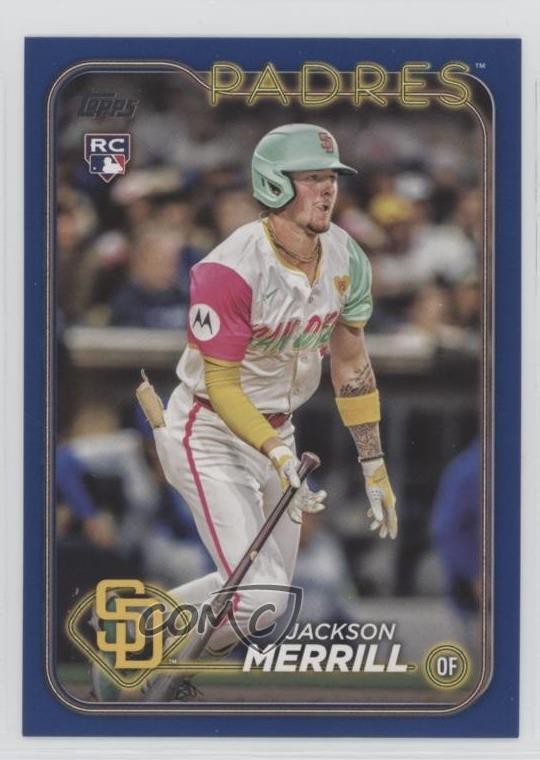 2024 Topps Update Royal Blue Jackson Merrill #US210 1g4g