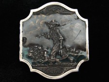 QH03119 VINTAGE 1976 COCA-COLA DELICIOUS REFRESHING SODA FOUNTAIN BUCKLE