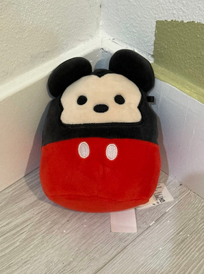 Miniso Disney Mickey Mouse 5'' Round Plush Cute Kawaii Stuffed Animal Stackable