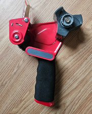 3M Scotch Heavy Duty Packing Tape Gun Handheld Shipping Dispenser Red