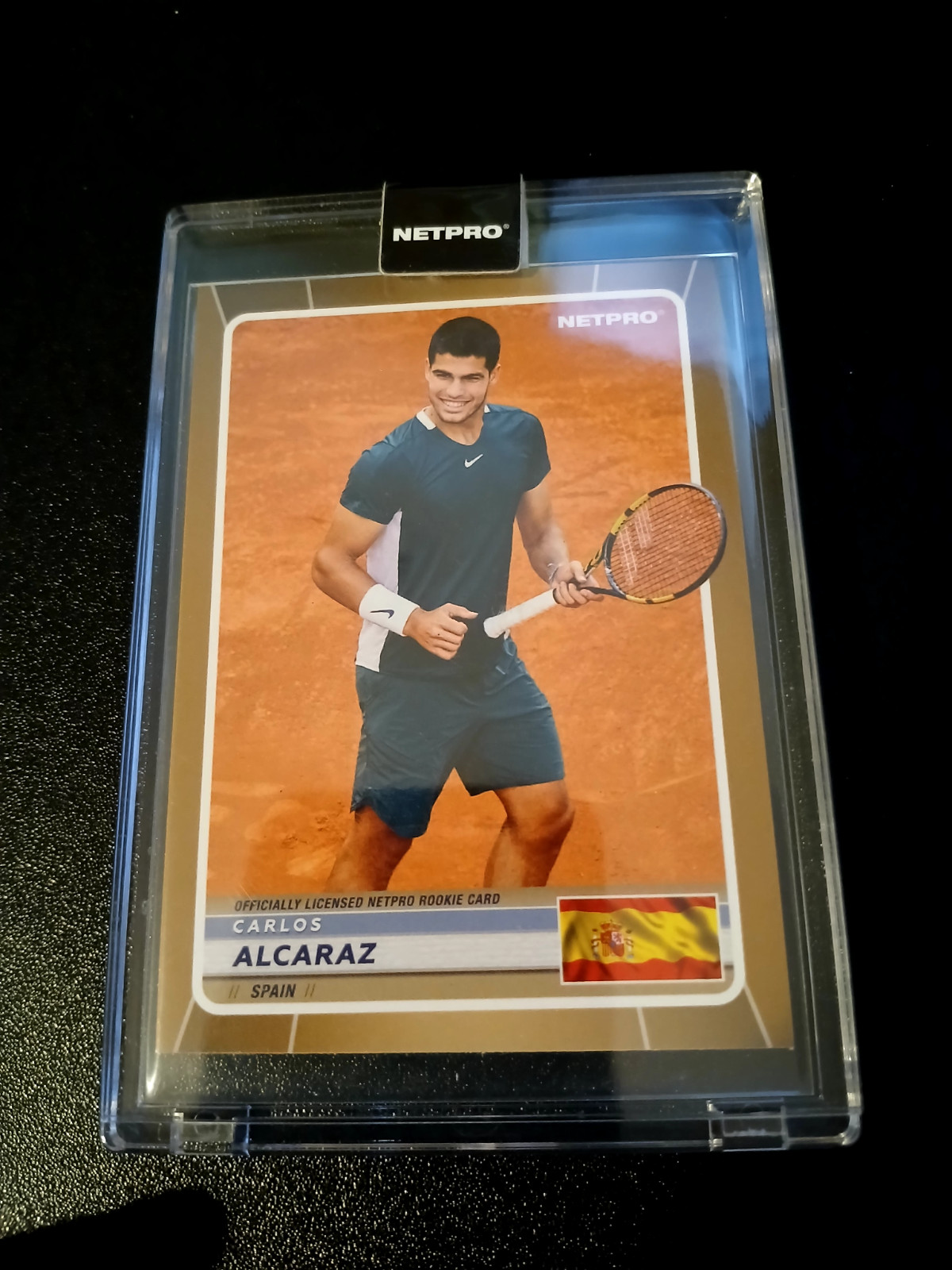 CARLOS ALCARAZ 2022 NETPRO TENNIS ROOKIE CARD GREEN SHIRT 🎾 RC /2000!
