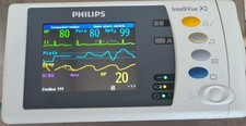 Philips Intellivue X2 monitor paziente MMS EKG SPO2 NIBP moduli temperatura