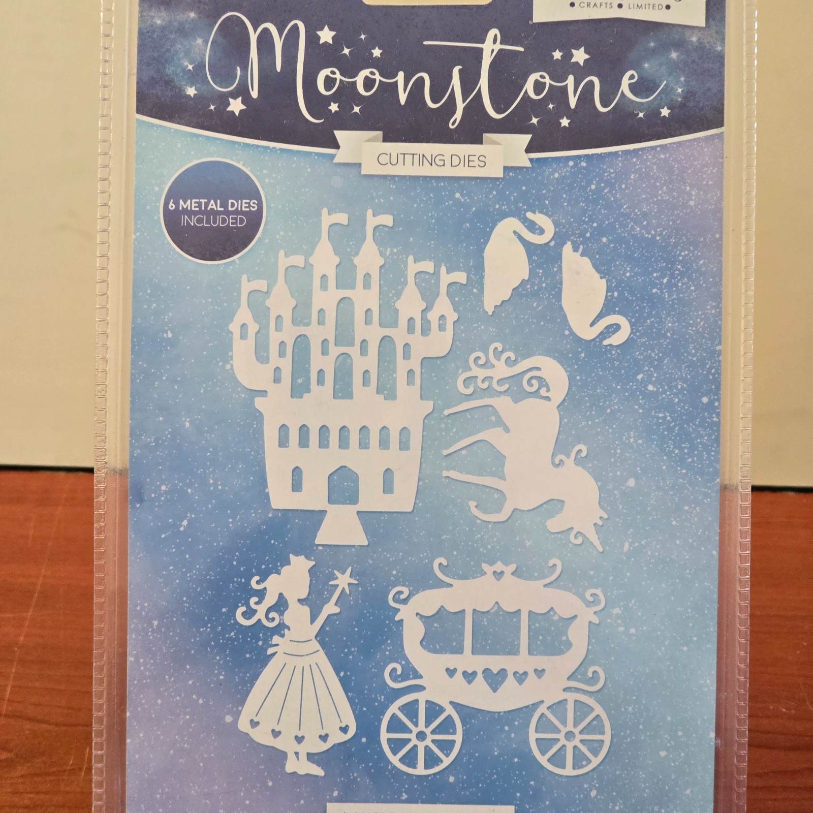 Moonstone Hunkydory Magical Kingdom  6 x Metal Crafting Cutting Dies MStone001