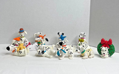 Vintage 101 Dalmatians 2003 Lot of 14 Figures Disney Collectible Toy Set Rare