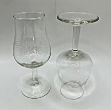 Matching Pair of Vintage J & F Martell Cognac Brandy Glasses Excellent Condition