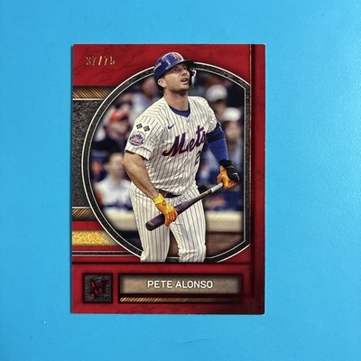 Pete Alonso 2025 Topps Museum Red /75  New York Mets MLB #39