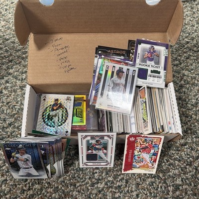 Unsearched Storage Locker Sports Card Lot! 200+ Cards - Mixed Sports Blind Box
