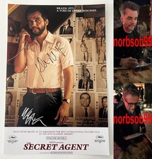 WAGNER MOURA & KLEBER SIGNED THE SECRET AGENT 12x18 PHOTO w/EXACT PROOF & COA