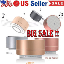 Mini Portable Bluetooth Speaker Rechargeable Wireless Stereo Bass USB/TF/FM Mode