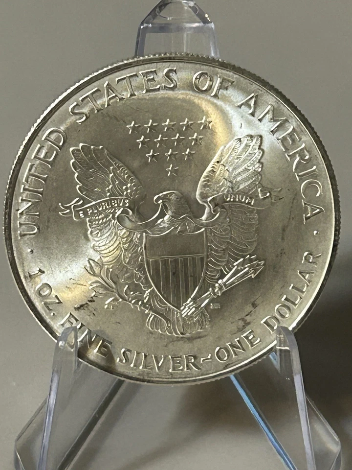 2000 American Silver Eagle 1oz 0.999 Fine Silver millennium Coin Uncirculated - Image 3 of 4