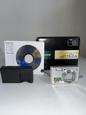 Fujifilm FinePix J110w 10MP Digital Camera Silver W/ Battery  Charger 2GB SD