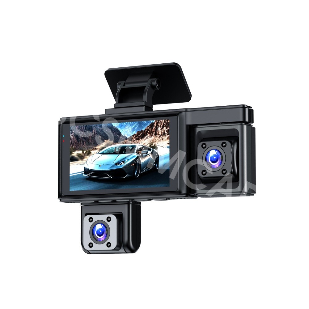1080P WiFi Car Dash Cam Recorder 3in 4 Lens DVR Camera Video Loop Recording