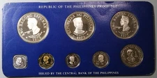 1975 Philippines Proof Set 2 Silver Coins 1.22 Oz Box COA (25080301R)