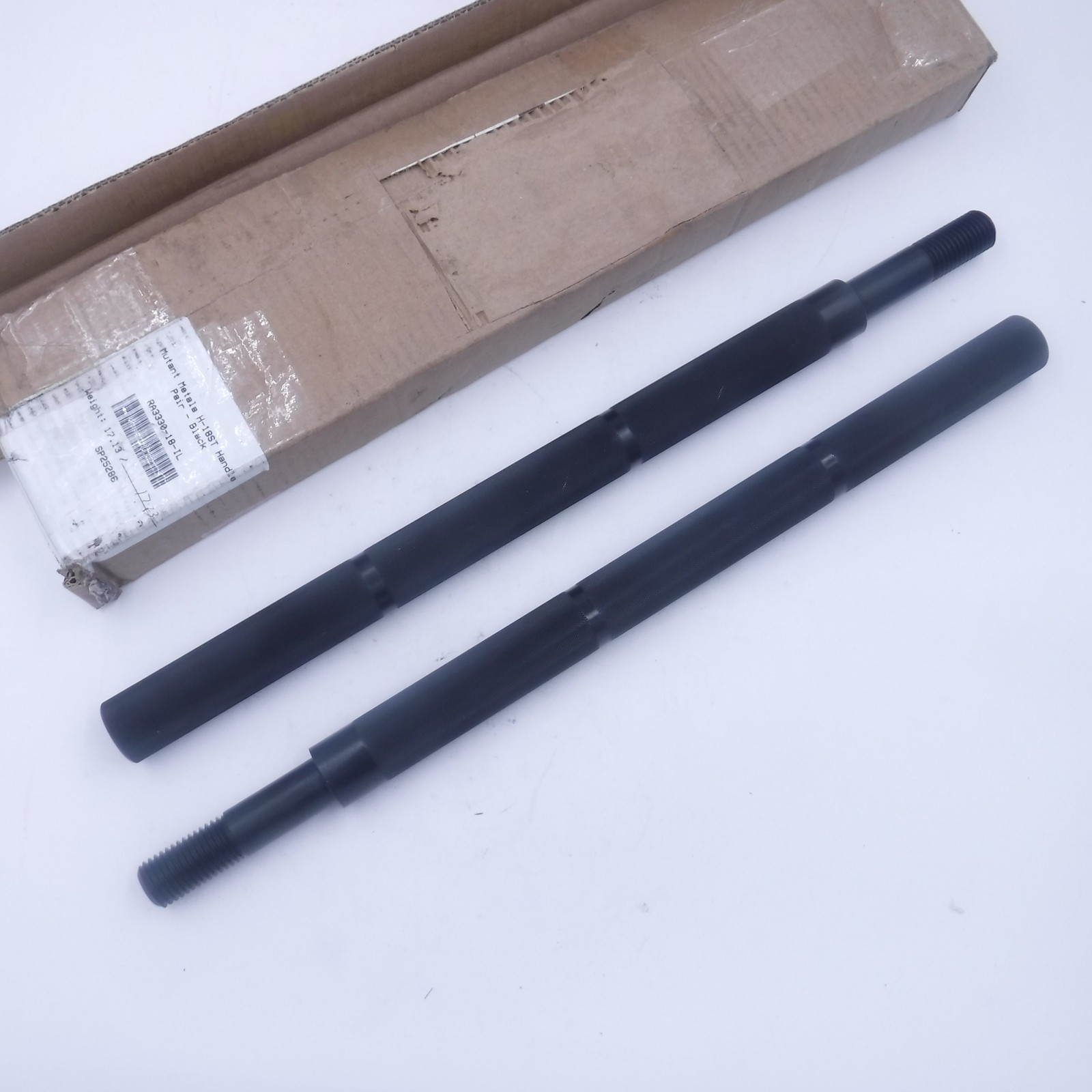 Pair Mutant Metals H-18ST Threaded Handles 18" Black Steel
