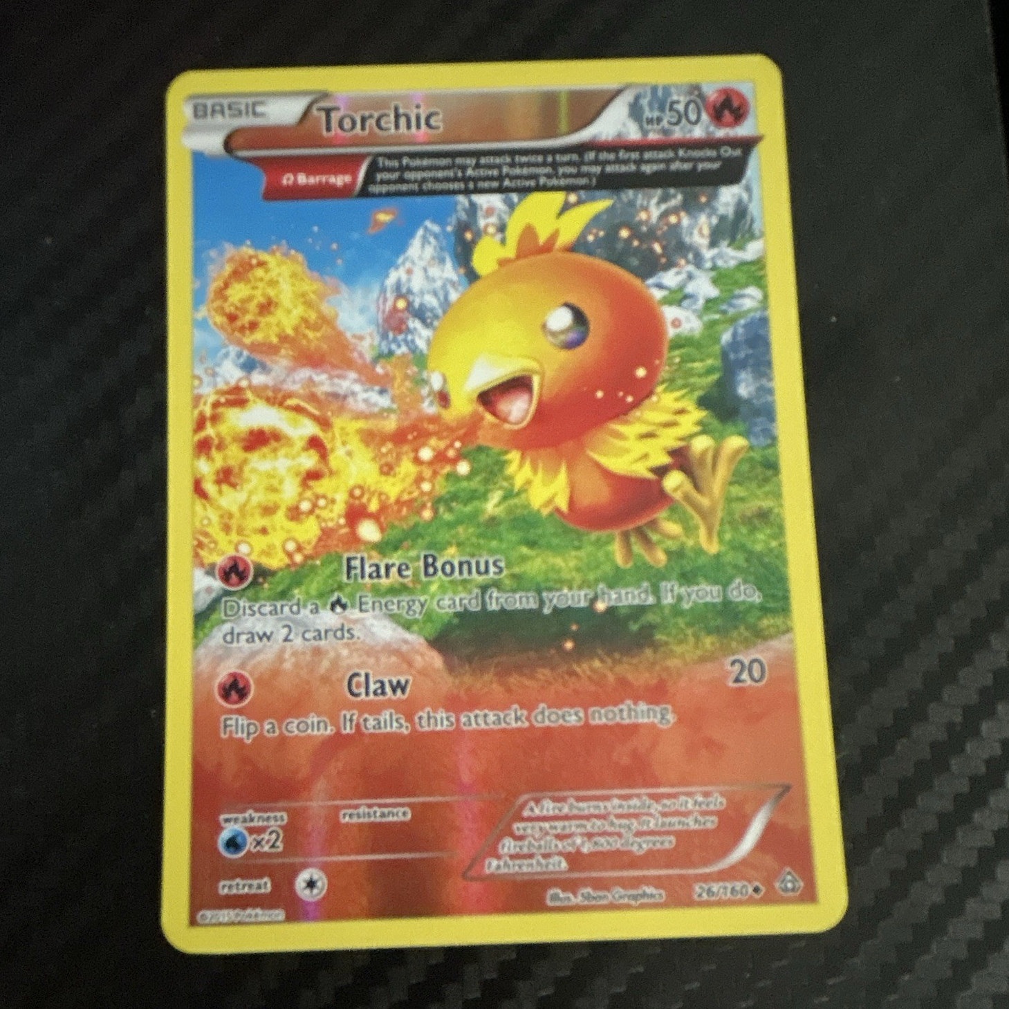 The Pokemon Company Torchic (Omega) 26/160 XY Primal Clash Reverse Holo 50HP Ω …