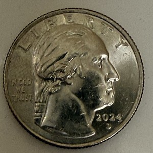 2024 MINT MARK D "IN COD WE TRUST" ERROR HOPE QUARTER