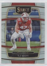 2022 Panini Select Draft Picks Concourse Silver Prizm TJ Watt #34 05ov