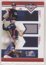 2017 USA Baseball Stars & Stripes Trios Materials Brendan McKay Nick Pratto 0pm